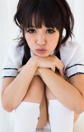 Asian Schoolgirl Facial - Kotomi Asian doesn't stop sucking phallus till gets cum in mouth